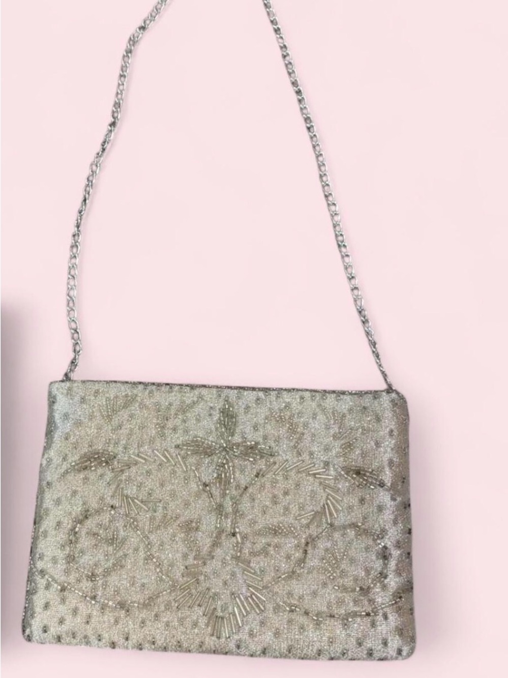 La Regale Vintage Beaded Shoulder Bag